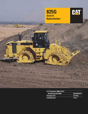 Компактори за отпадъци Caterpillar 825 G II