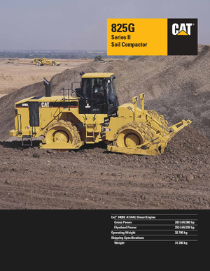 Компактори за отпадъци Caterpillar 825 G II