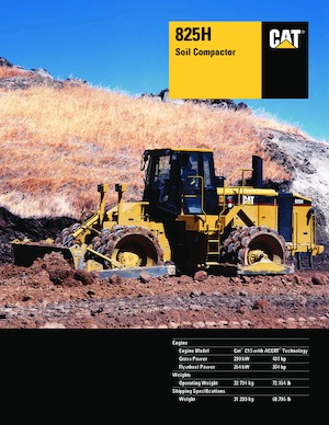 Компактори за отпадъци Caterpillar 825H
