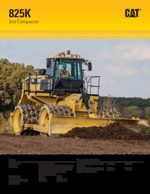 Компактори за отпадъци Caterpillar 825K