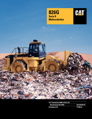 Компактори за отпадъци Caterpillar 826 G II