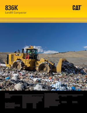 Компактори за отпадъци Caterpillar 836K