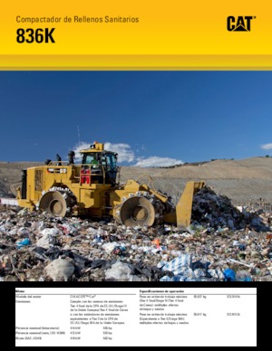 Компактори за отпадъци Caterpillar 836K