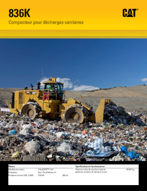 Компактори за отпадъци Caterpillar 836K