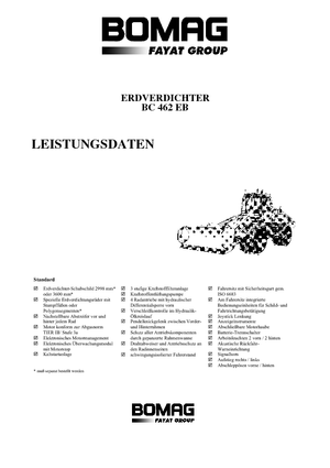Компактори за отпадъци Bomag BC 462 EB