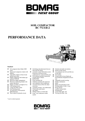 Компактори за отпадъци Bomag BC 772 EB 2