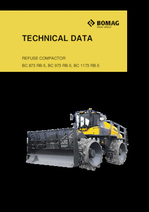 Компактори за отпадъци Bomag BC 873 RB 5