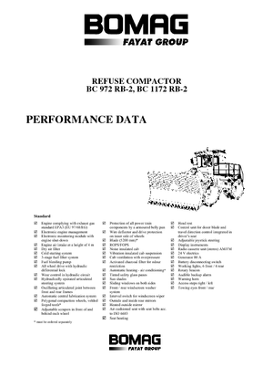 Компактори за отпадъци Bomag BC 972 RB 2