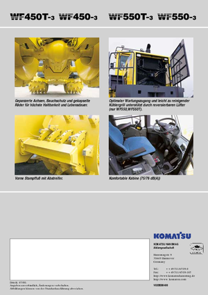Компактори за отпадъци Komatsu WF450-3