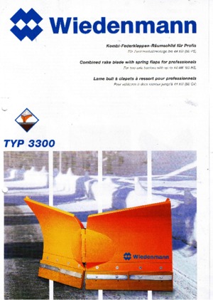 Клинови снегорини Wiedenmann 3300