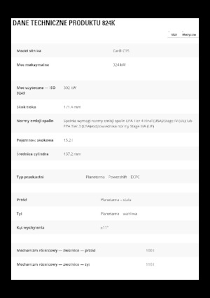 Колесна дозаторна машина Caterpillar 824K