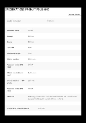 Колесна дозаторна машина Caterpillar 834K