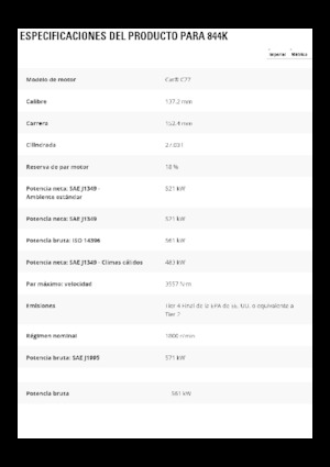 Колесна дозаторна машина Caterpillar 844K