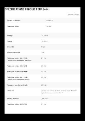 Колесна дозаторна машина Caterpillar 844K