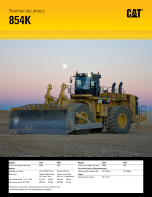 Колесна дозаторна машина Caterpillar 854K