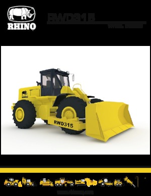 Колесна дозаторна машина RHINO RWD315