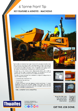 Колесни самосвали Thwaites MACH2260