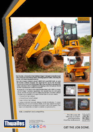 Колесни самосвали Thwaites MACH2365