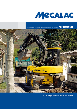 Колесни екскаватори Mecalac 10 MSX