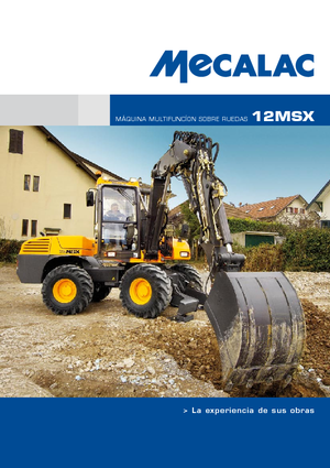 Колесни екскаватори Mecalac 12 MSX