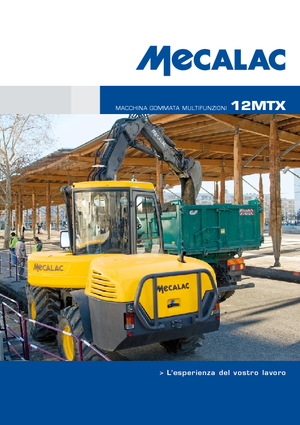 Колесни екскаватори Mecalac 12 MTX