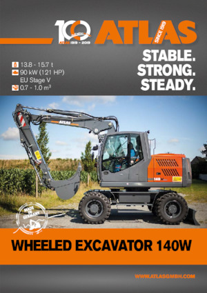 Колесни екскаватори Atlas 140 W