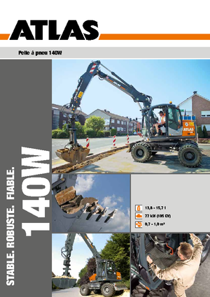 Колесни екскаватори Atlas 140 W