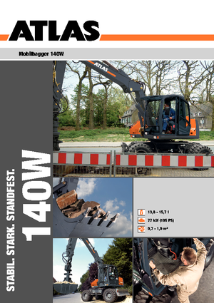 Колесни екскаватори Atlas 140 W