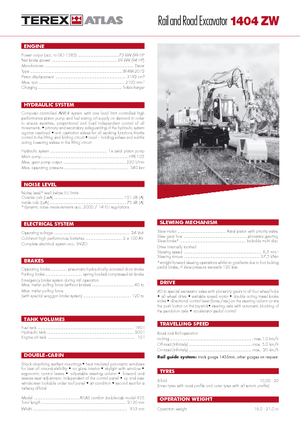 Колесни екскаватори Atlas 1404 ZW