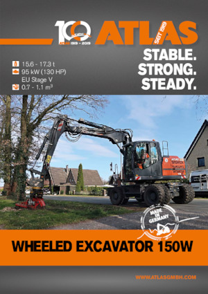 Колесни екскаватори Atlas 150 W