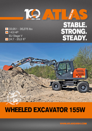 Колесни екскаватори Atlas 155 W