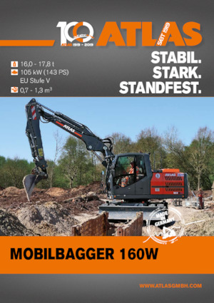 Колесни екскаватори Atlas 160 W