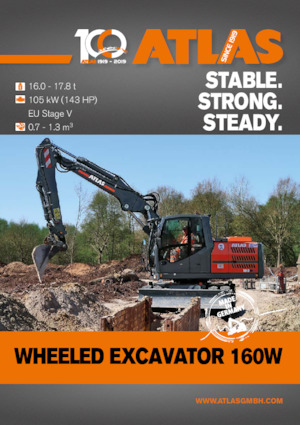 Колесни екскаватори Atlas 160 W