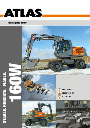 Колесни екскаватори Atlas 160 W
