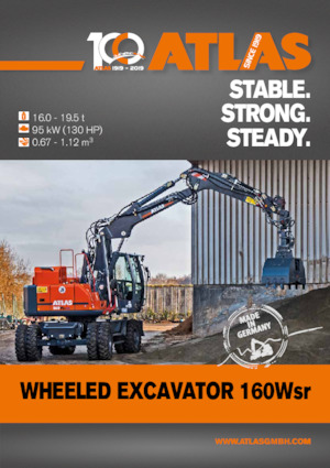 Колесни екскаватори Atlas 160 W-SR 