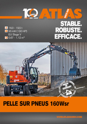 Колесни екскаватори Atlas 160 W-SR 