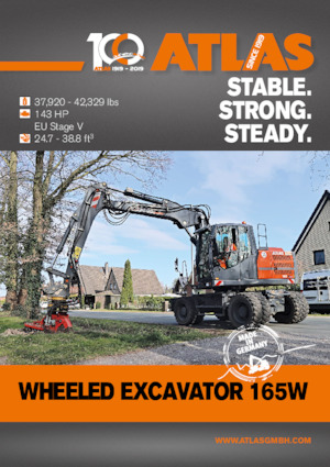 Колесни екскаватори Atlas 165 W