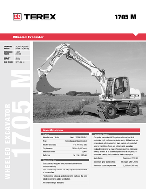 Колесни екскаватори Atlas 1705 M