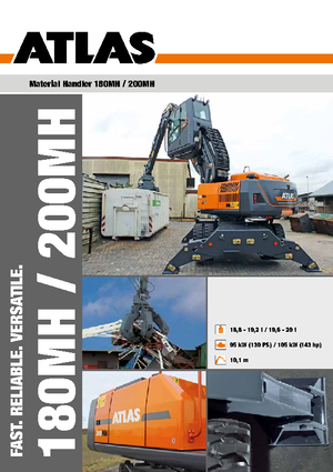 Колесни екскаватори Atlas 200 MH