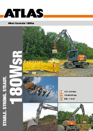 Колесни екскаватори Atlas 180 W-SR