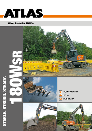 Колесни екскаватори Atlas 180 W-SR