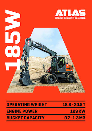 Колесни екскаватори Atlas 185 W