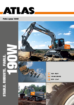 Колесни екскаватори Atlas 190 W