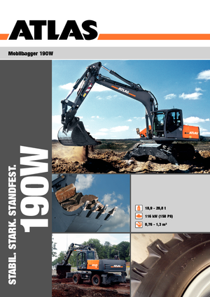 Колесни екскаватори Atlas 190 W