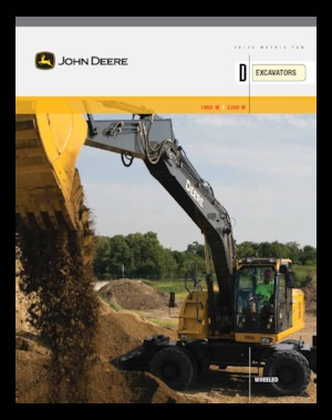 Колесни екскаватори John Deere Construction 220D W