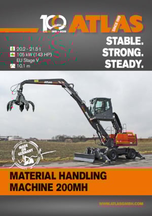 Колесни екскаватори Atlas 200 MH