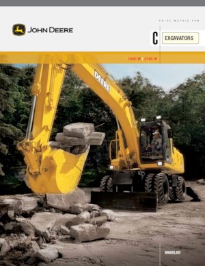 Колесни екскаватори John Deere Construction 210C W