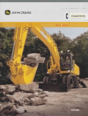 Колесни екскаватори John Deere Construction 180C