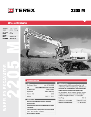 Колесни екскаватори Atlas 2205 M