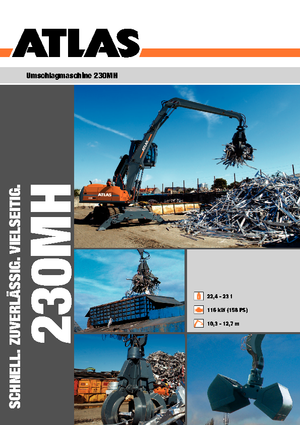 Колесни екскаватори Atlas 230 MH